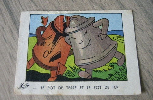 Ancienne image scolaire - scolaire, type