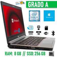 Ordinateur Portable Fujitsu E736 13" I3 2.3GHz 8GB 256GB PC Windows 11