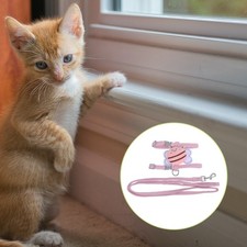  Laisse Chiot Harnais Chien Petite Taille De Chat Pour Animaux Compagnie