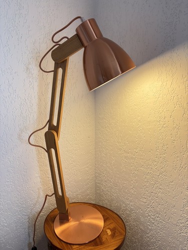 Grande lampe articulée bois
