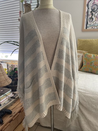 Chale ancien vintage poncho - vintage,