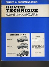(13B)REVUE TECHNIQUE AUTO CITROEN 3 CV BERLINE AMI 6 BREAK AMB FOURGONNETTE AK
