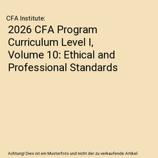 2026 CFA Program Curriculum