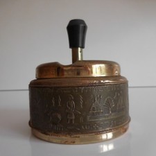 Cendrier métal laiton