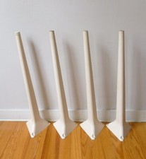 4 PIEDS COMPAS en PLASTIQUE DURE DESIGN HENRY MASSONNET ANNÉE 70 VINTAGE  1970