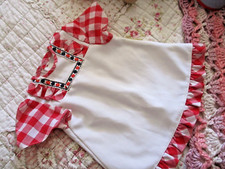 robe vintage vichy rouge