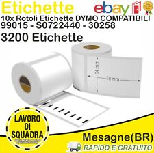 10 Rouleaux Étiquettes