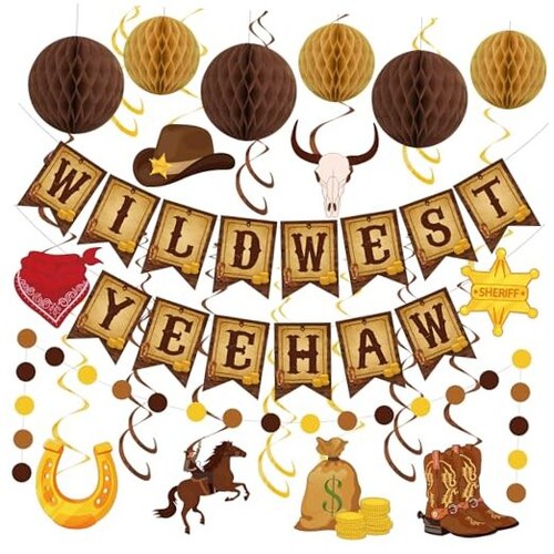 Western party decorations - western,