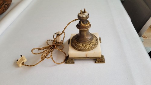 Ancien pied lampe - ancien,