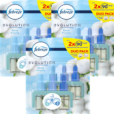 3 X Febreze 3Volution Recharge Pure Frais Duo (2x20ml)