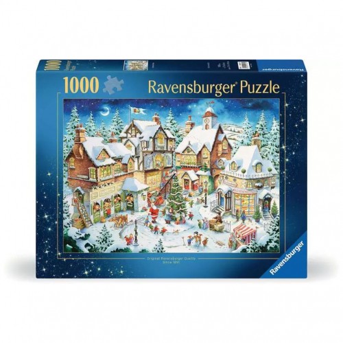 Puzzle village de - village, noël