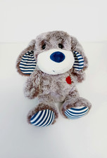 Peluche doudou chien - chien, marron