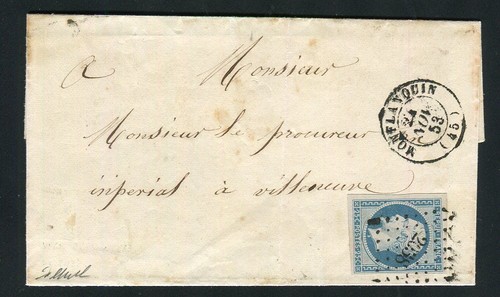 Rare lettre monflanquin - lettre, de