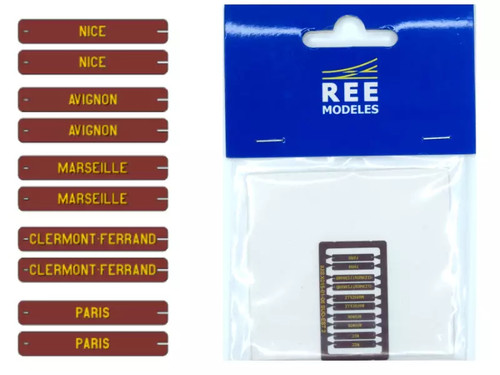 Ree plaques itinéraires ptt - ree,