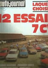 L'AUTO JOURNAL N°12 R12 TS / MORRIS MARINA / GS 1220 / ALFASUD / DAF 66 MARATHON