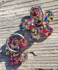 Boucles d’oreilles résine