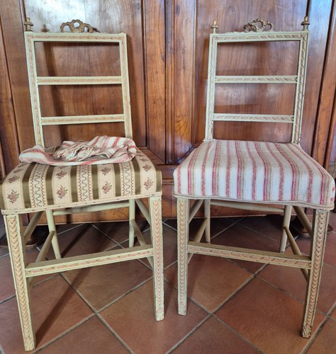 Belle paire chaises - de, de