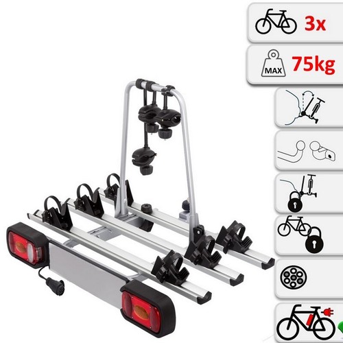 Porte velos sur attelage - porte-velos,