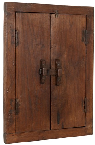 Fenêtre petite grille bois - en,