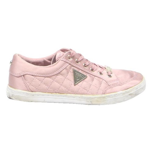Guess baskets rose lacets - rose, à