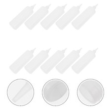  10pcs bouteille de colle liquide latex réutilisable bouteille de pigment de