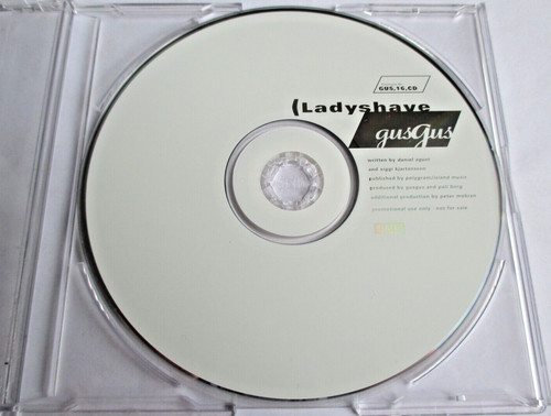 Gusgus promo single cd - single,