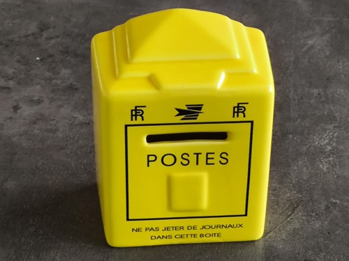 Faience tirelire poste boite - tirelire,