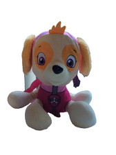 1 ⚜️ Peluche Chien Pat' Patrouille Paw Patrol Stella 30 x 25 Cm Sac à Dos