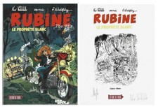 COLLECTOR EO N° SIGNÉ + RUBINE N° 16 MYTHIC + VAN DE WALLE  LE PROPHÈTE BLANC