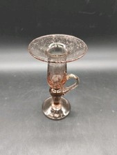 Bougeoir à Main Verre Bullé