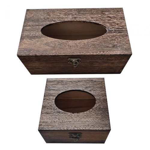 Boîte mouchoirs bois - boîte,