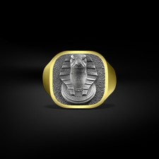 Bague chevalière homme dieu