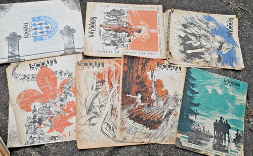 Lot revues scout ancienne - scout,