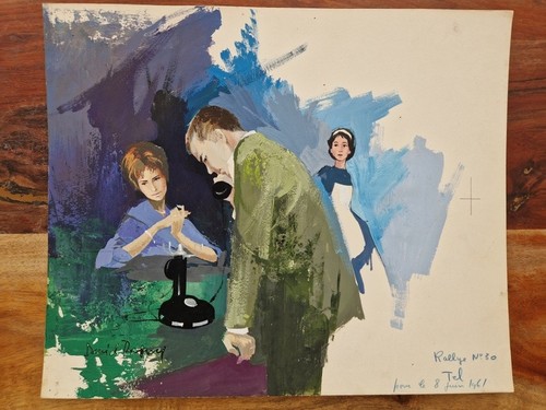 Daniel dupuy gouache sur - gouache,