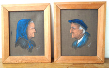 2 Petits Tableaux Portraits