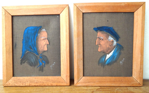 Petits tableaux portraits - tableaux,