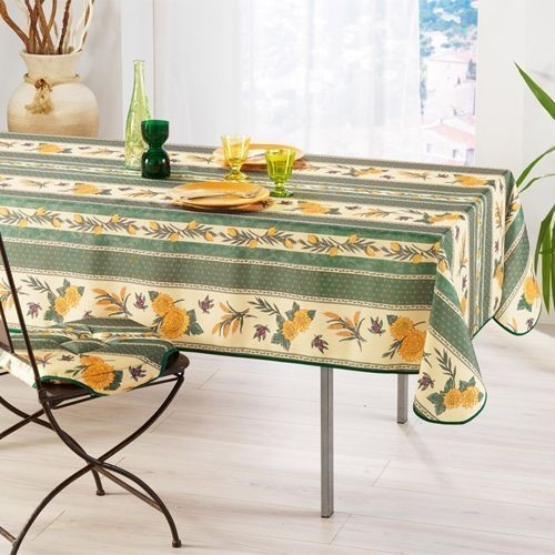 Nappe abeille vert 1m50 1m20 - 1m50/1m20,