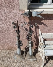 Paire de girouettes frises de