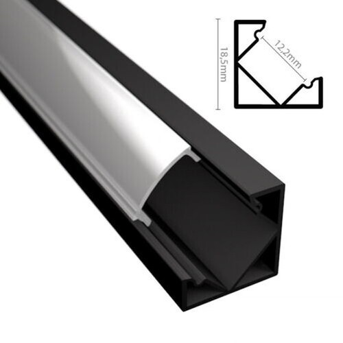 Aluminium coin profil - aluminium, baguette