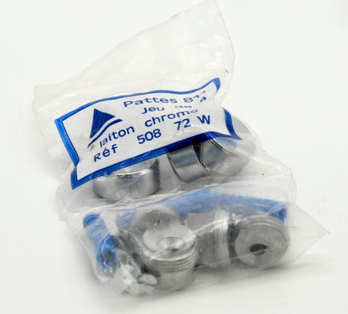 Kit pattes fixation - 4, rond