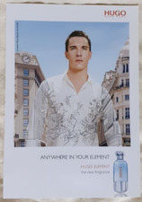 CARTE ECHANTILLON PARFUM HOMME HUGO ELEMENT EAU DE TOILETTE HUGO BOSS