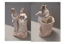 Sujet ancien en biscuit