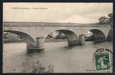 CPA Vertou, Pont de Portillon 1908 