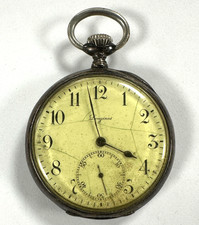Antique Longines Silver Open