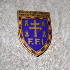 Insigne Maquis FFI Numerote Rare