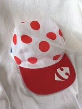 Casquette Cycliste Publicitaire Tour De France Carrefour A Pois