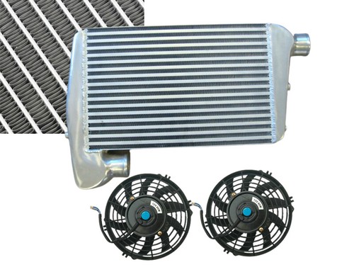 Aluminum intercooler fans pour - aluminum, intercooler+fans