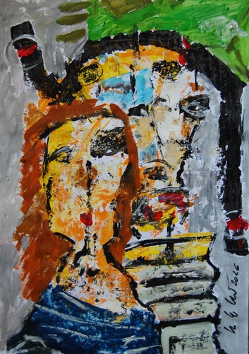 Art brut sur - , cm