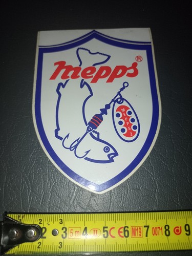 Autocollant pub mepps pêche - mepps,