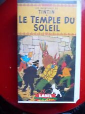 K7 VHS - Tintin - Le Temple du